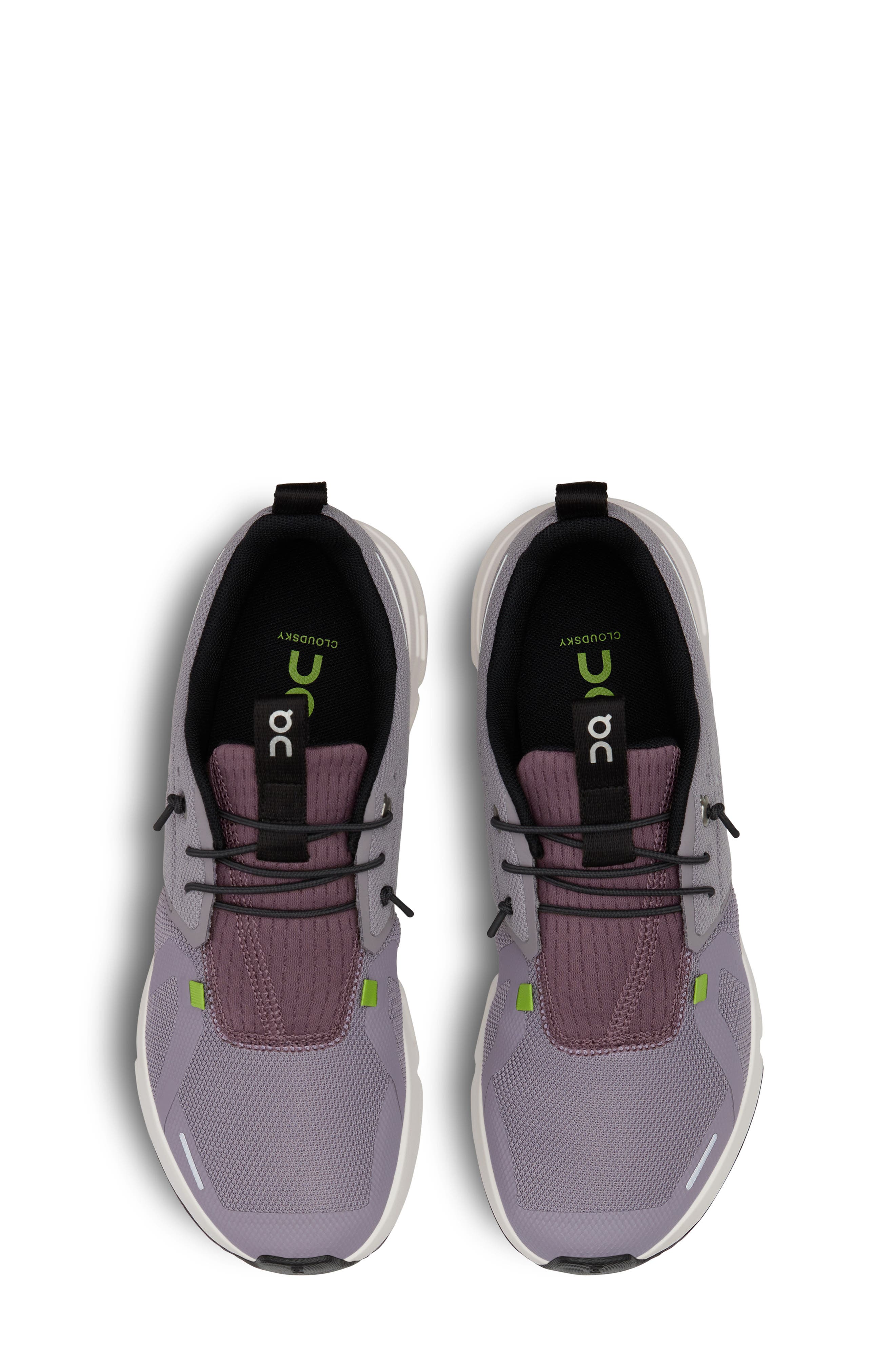 On Kids' Cloud Sky Running Sneaker, Alternate, color, Zinc/Grape