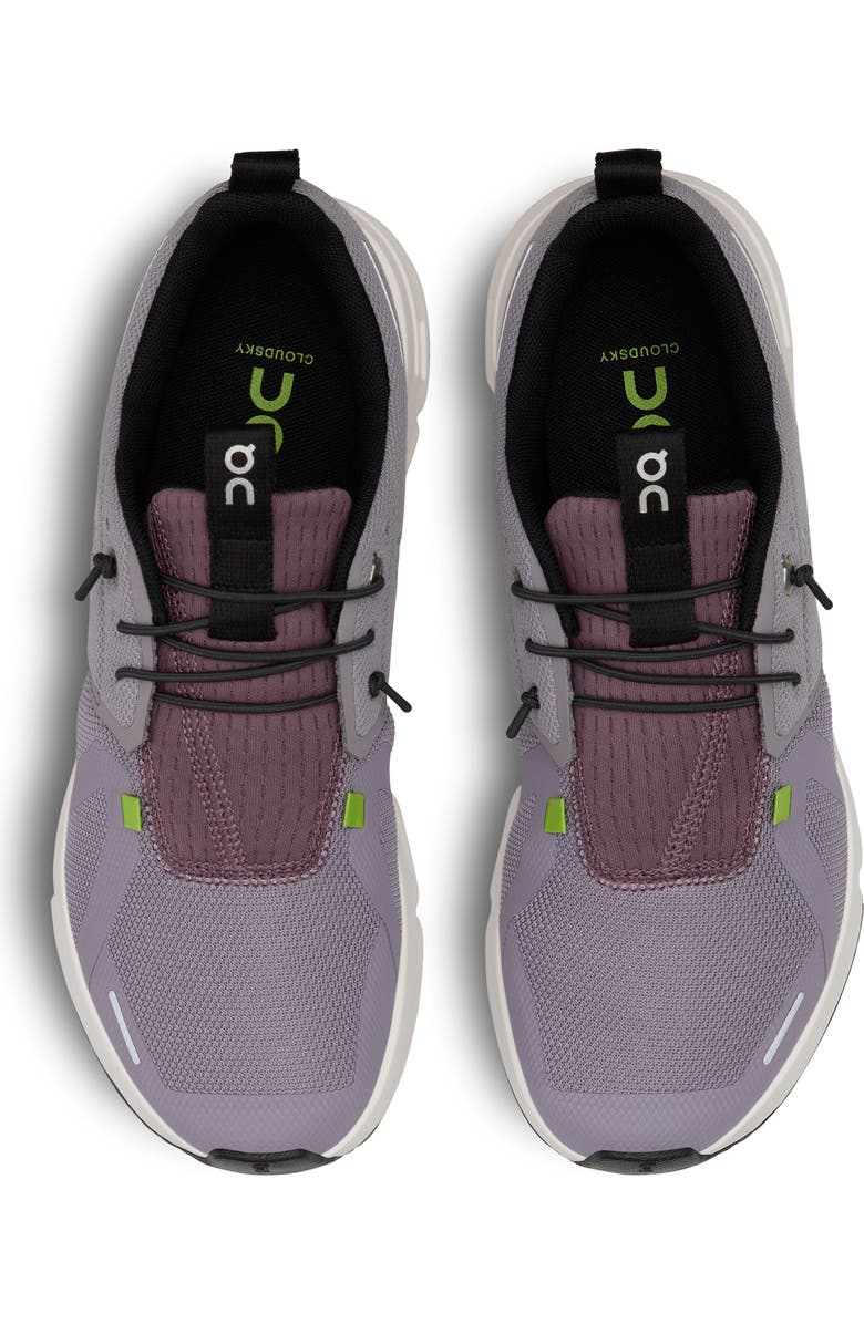 On Kids' Cloud Sky Running Sneaker, Alternate, color, Zinc/Grape