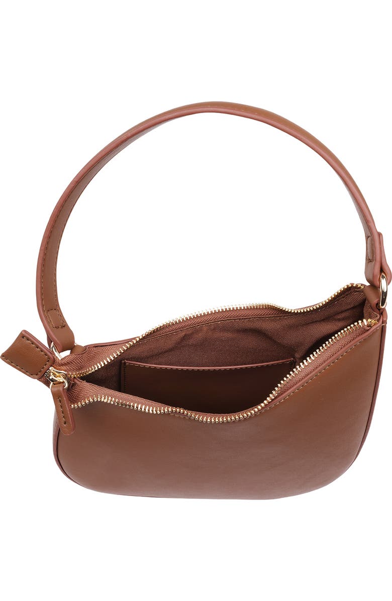 JASON WU Asymmetric Zip Top Handle Bag, Alternate, color, Brown