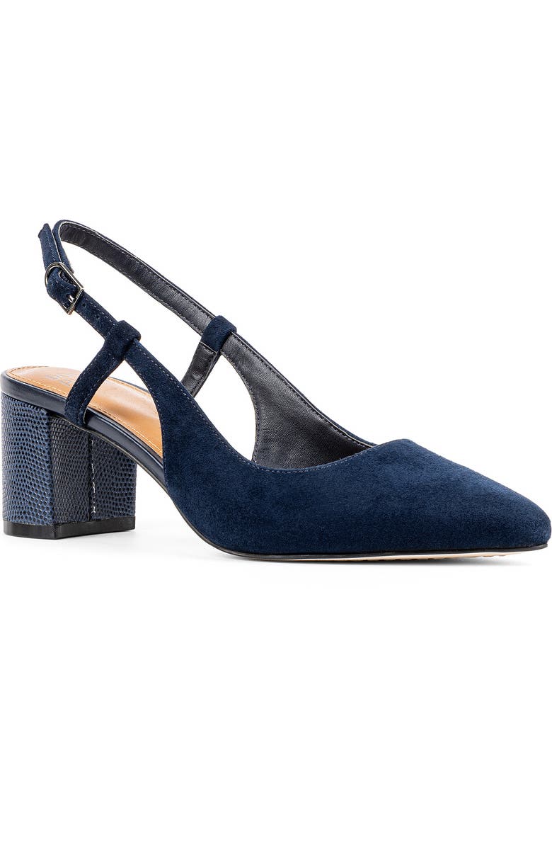 Donald Pliner Slingback Pump, Main, color, Navy