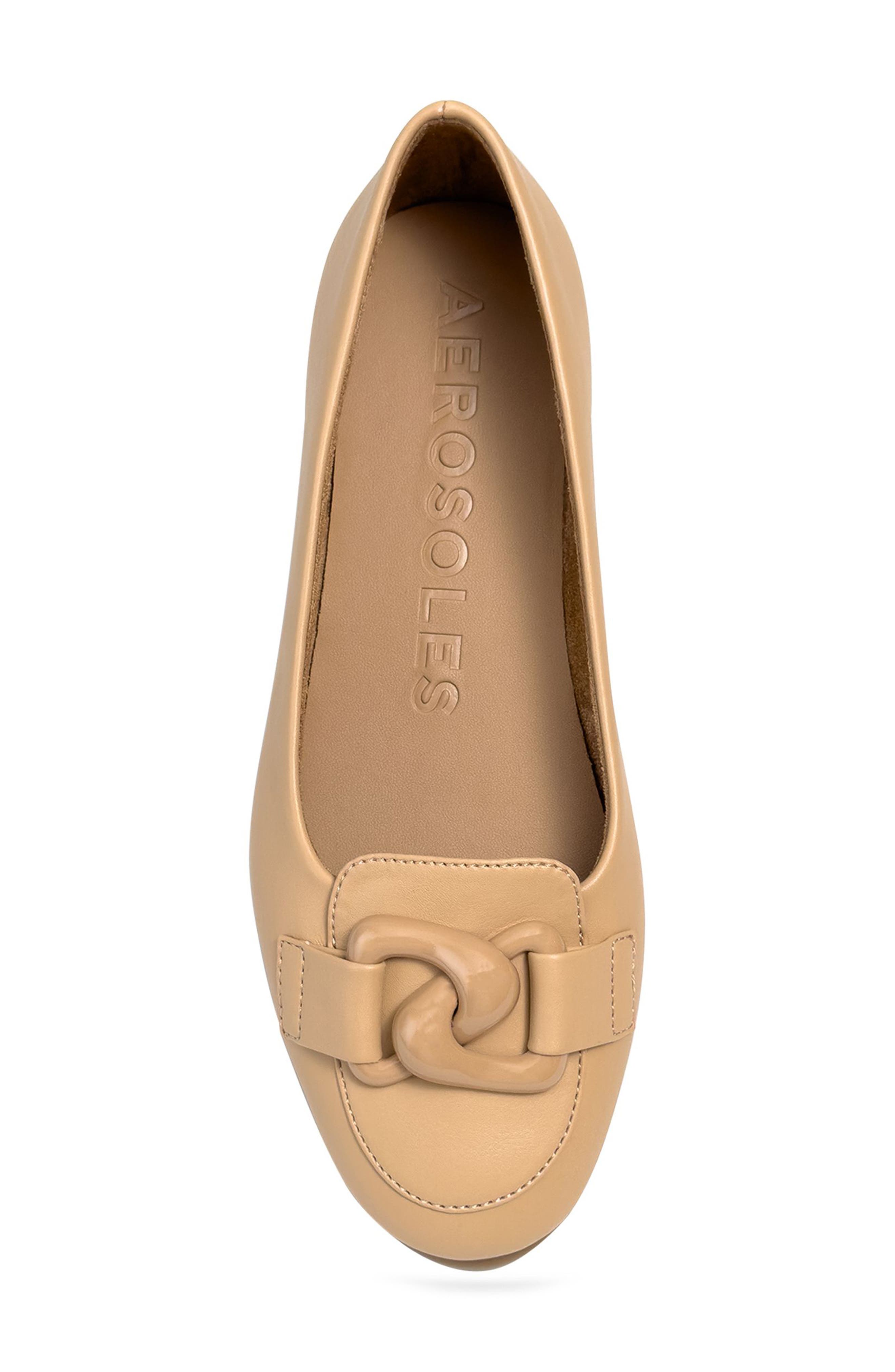 Bell Ballet Flat - Wide Width Available, Alternate, color, BEIGE BISQUE