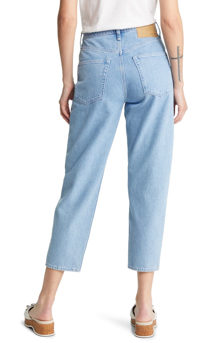 rag & bone Alissa High Waist Barrel Straight Leg Jeans, Alternate, color,