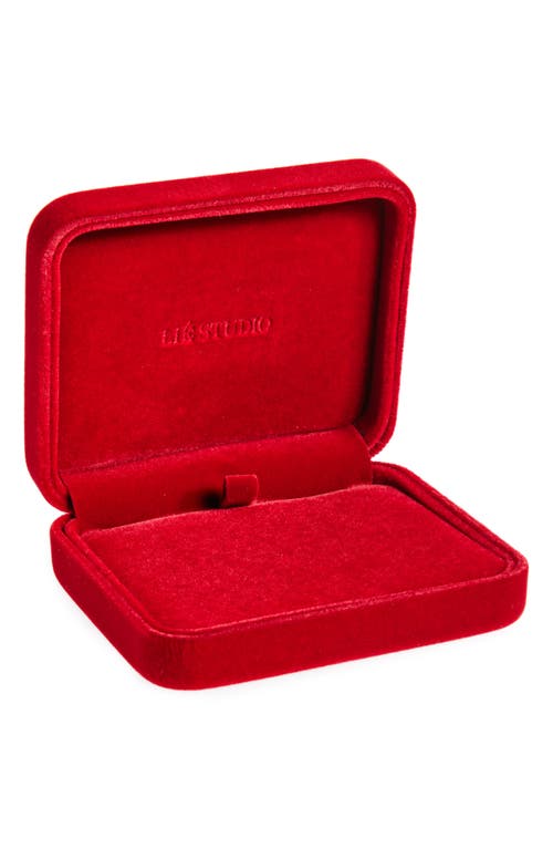 Lie Studio Lié Studio The Jewelry Box In Cherry Red