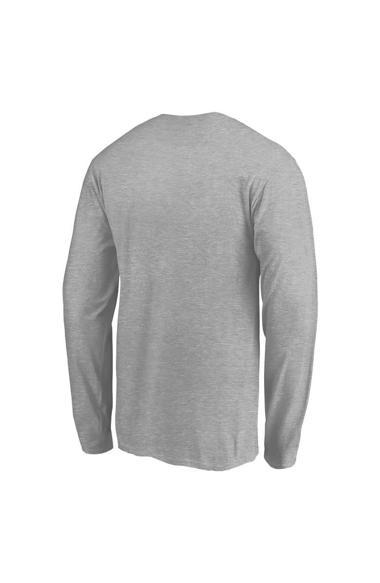 FANATICS Men's Fanatics  Heather Gray Milwaukee Bucks Team State Pride Long Sleeve T-Shirt, Alternate, color, Heather Gray