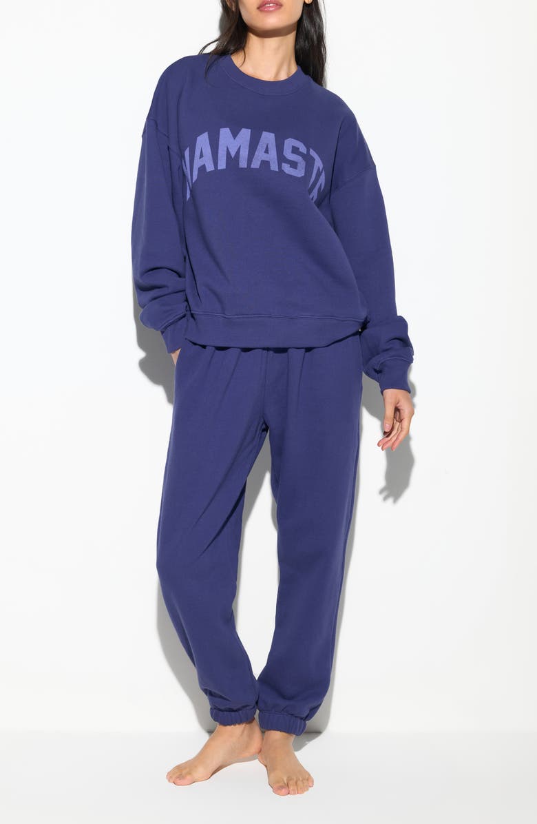 Spiritual Gangster Namaste La Brea Graphic Sweatshirt, Alternate, color, Eclipse