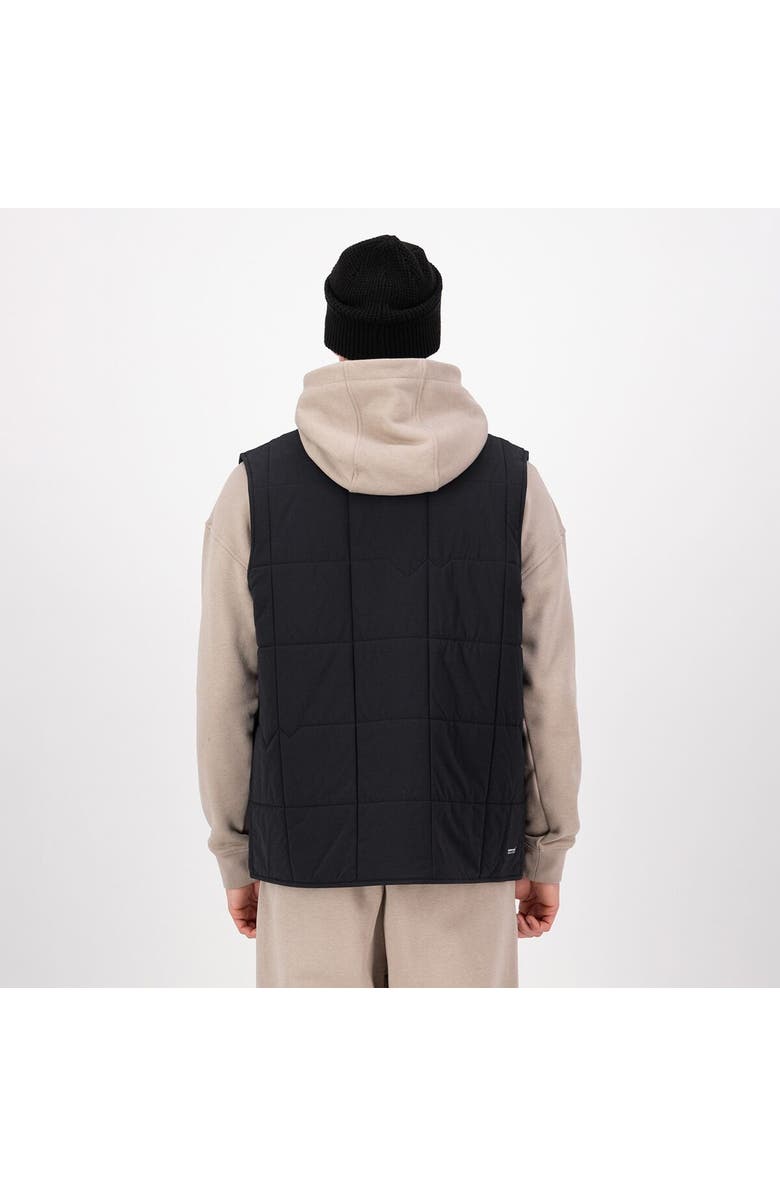 Mons Royale Stacker Merino Insulated Vest, Alternate, color, Black/Basil