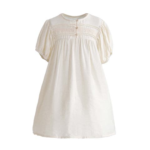 Lace Button Dress