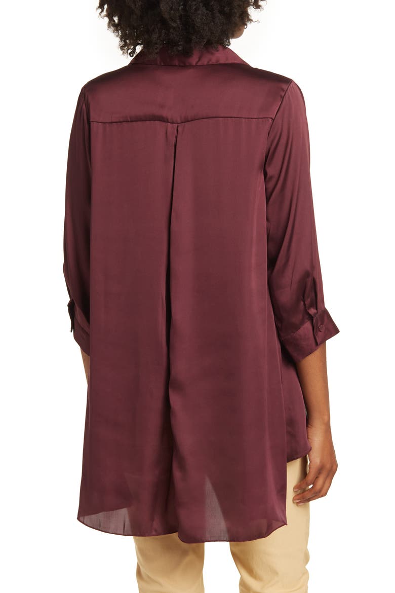 Louisiana High/Low Blouse, Alternate, color, PORT ROYALE