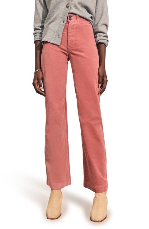 Corduroy Wide Leg Pants