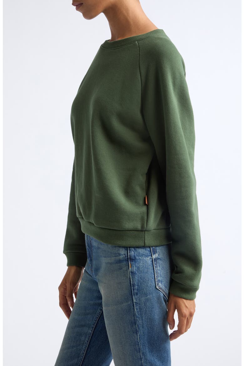 The Daily Sweatshirt, Alternate, color, PINE