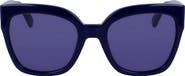Longchamp Medallion 52mm Tea Cup Sunglasses