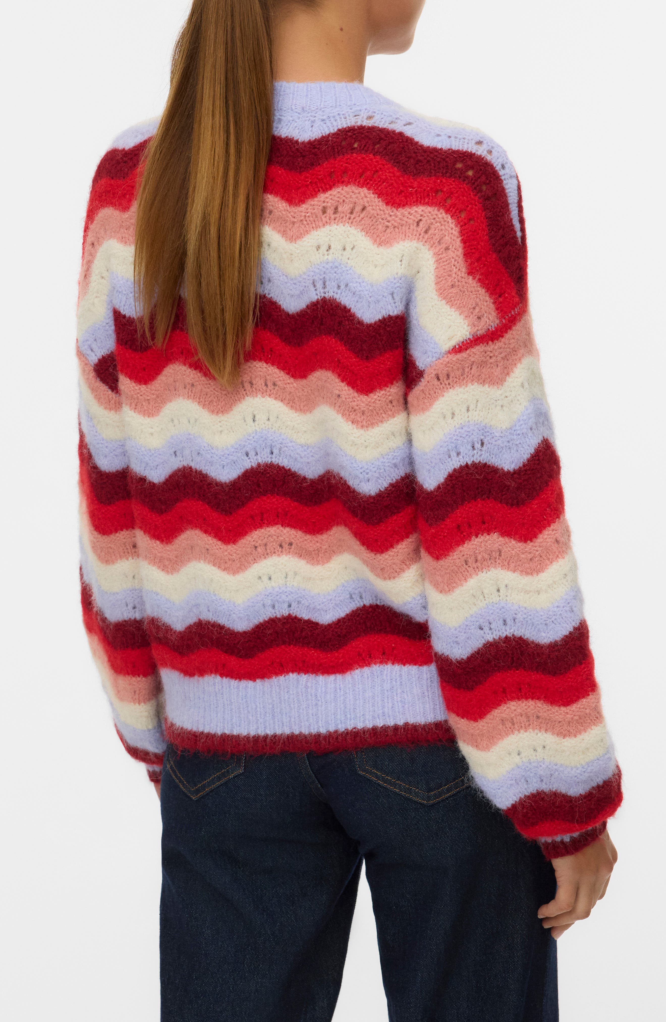 Doja Stripe Zip Front Cardigan - image 2