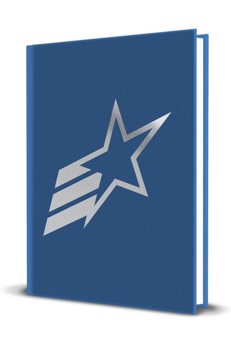 G.I.I JOE Roleplaying Game Expanded Character Sheet Journal, Main, color, Blue
