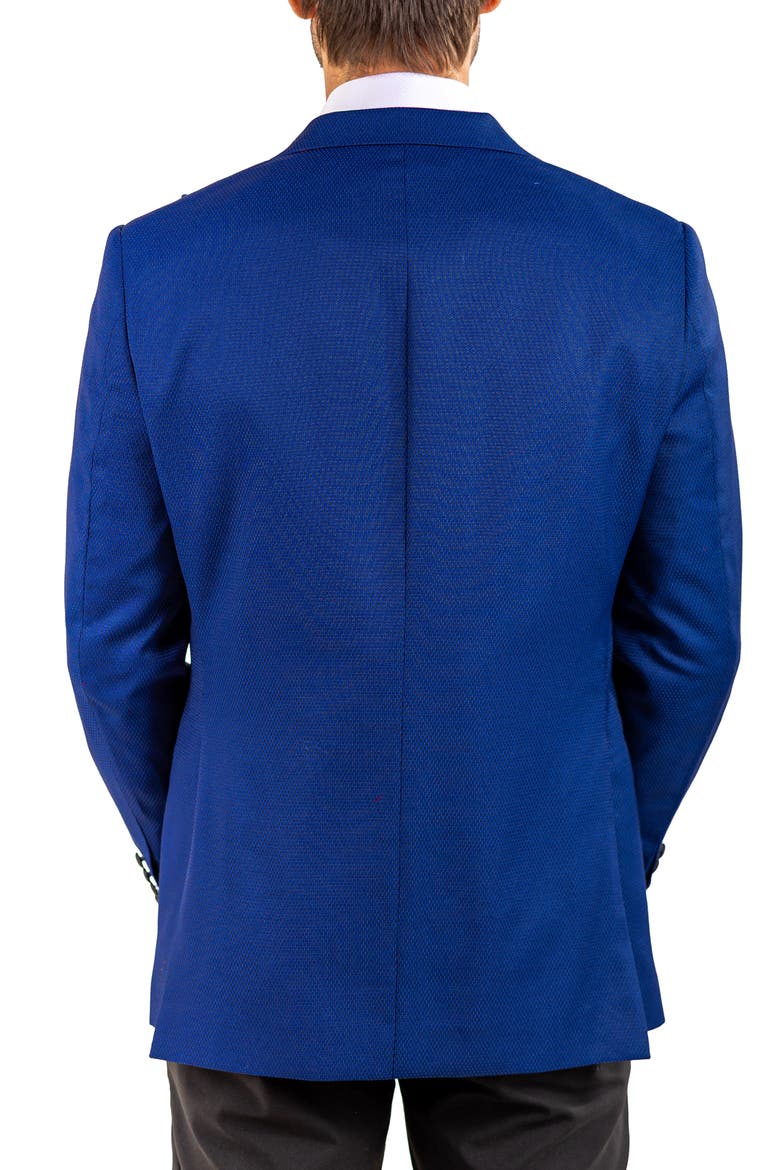 Ascencion Satin Lapel Sport Coat, Alternate, color, BLUE