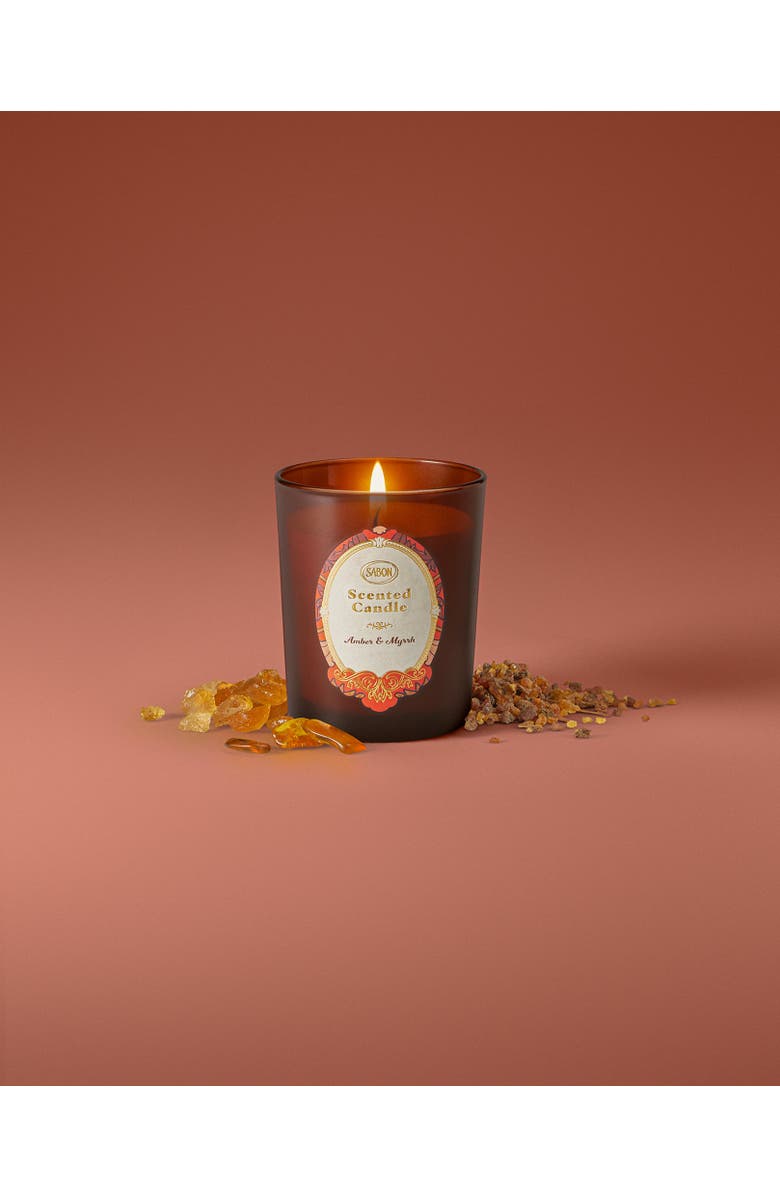 SABON Candle Glass Patchouli Lavender Vanilla 230Gr, Alternate, color,