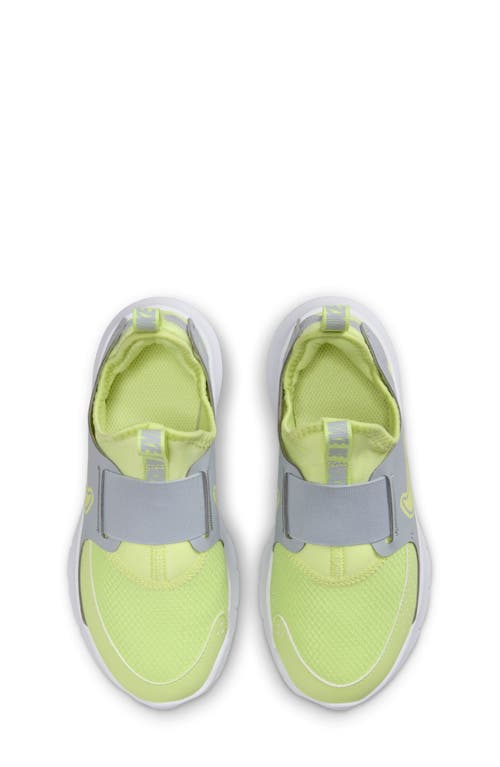 Nike Flex Runner 3 Slip-on Shoe In Summit White/lemon Twist