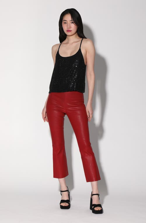 Shop Walter Baker Amber Sequin Camisole In Black