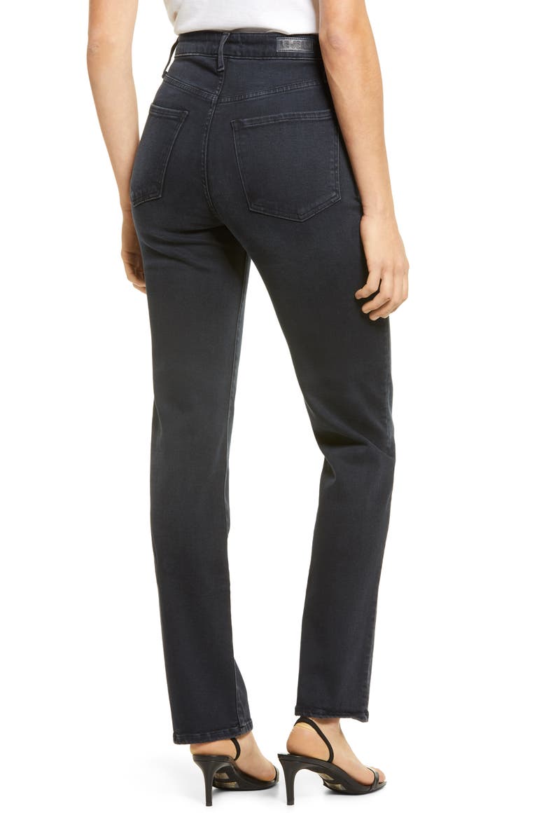 Isla High Waist Straight Leg Jeans, Alternate, color, MILO