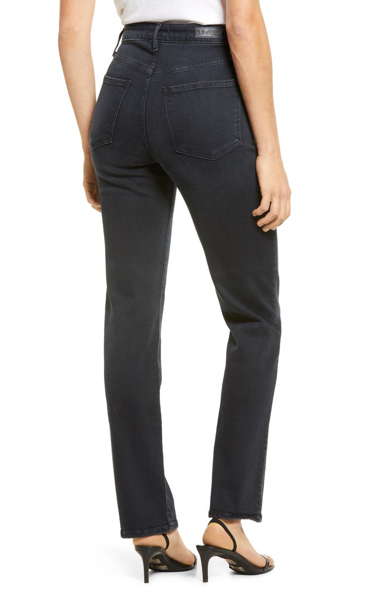 LE JEAN Isla High Waist Straight Leg Jeans, Alternate, color, 