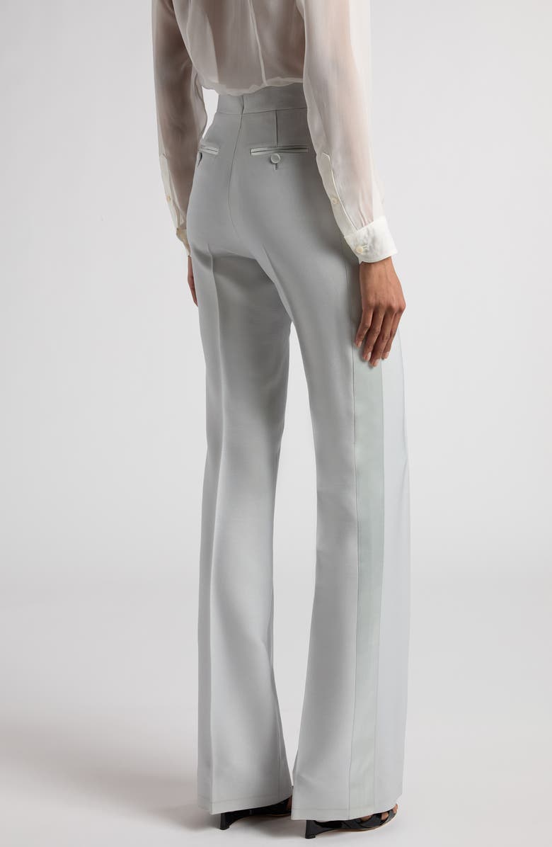 TOM FORD Tailored Wool & Silk Tuxedo Pants, Alternate, color, 