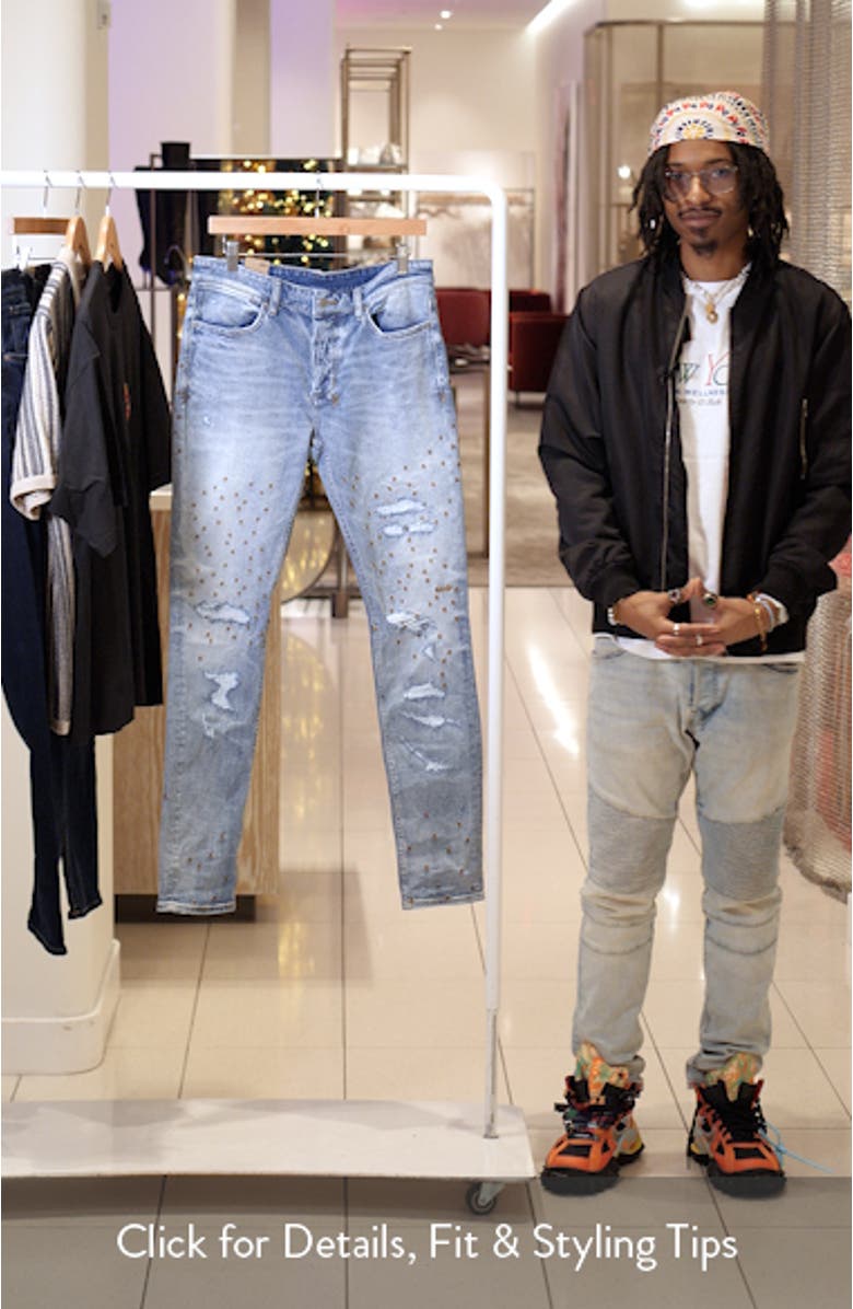 Van Winkle Rip & Repair Skinny Jeans, sales video thumbnail