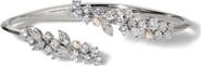 Nadri Ravish Laurel Genuine Pearl & Cubic Zirconia Cuff