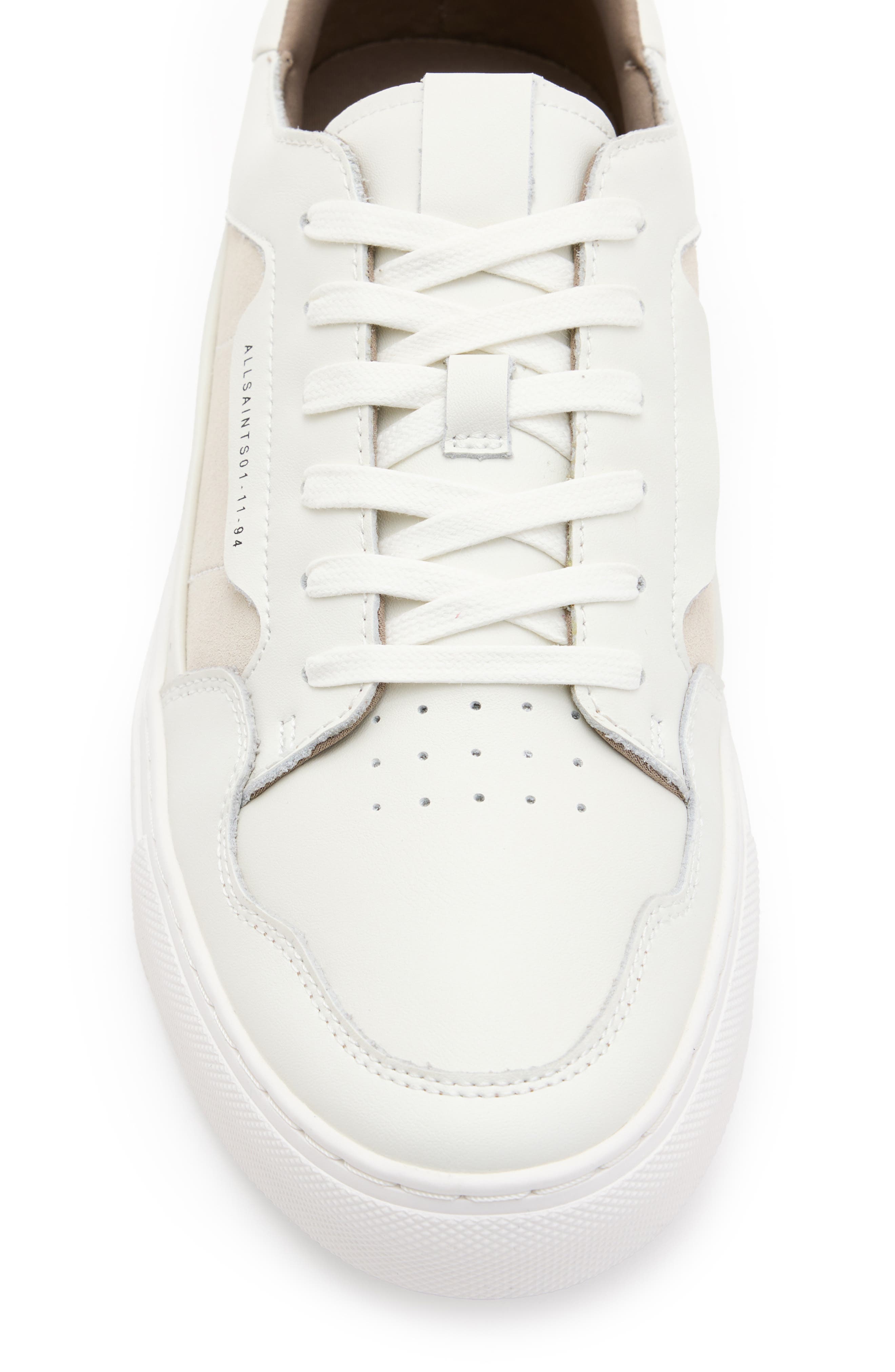 AllSaints Alton Low Top Sneaker, Alternate, color, White