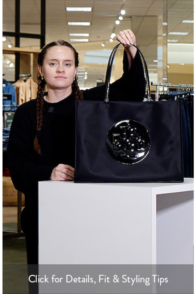 Ella Patent Nylon Tote video