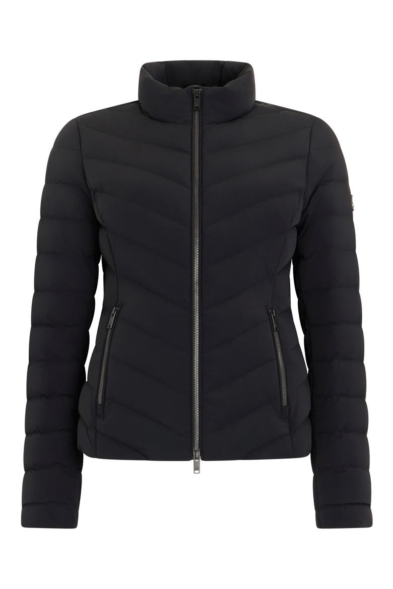 Elora Water Repellent 800 Fill Power Down Jacket, Alternate, color, BLACK