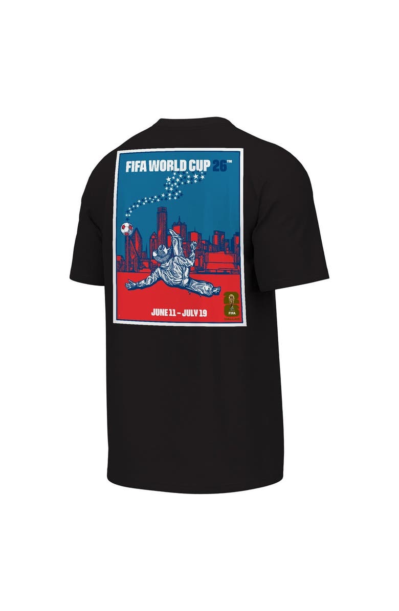Outerstuff Men's Outerstuff Black 2026 FIFA World Cup Dallas Host City Poster Graphic T-Shirt, Alternate, color, Black