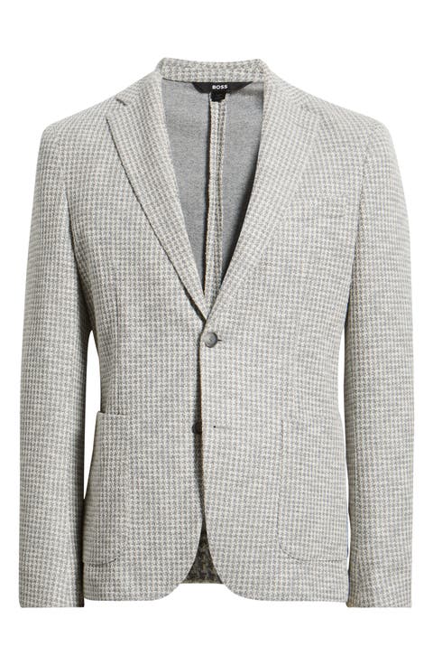 Hanry Slim Fit Cotton and Linen Sport Coat