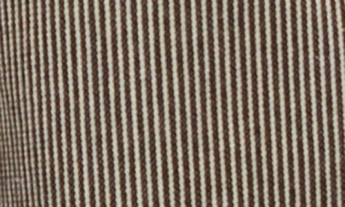 Veronica Beard Taylor High Waist Raw Hem Wide Leg Jeans In Cedar Stripe