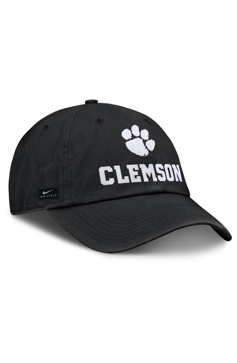 Nike Men's Nike Black Clemson Tigers 2025 Sideline Club Adjustable Hat, Alternate, color, 