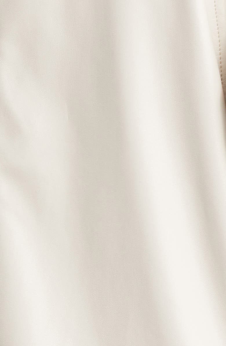 ASOS DESIGN Faux Leather Jacket, Alternate, color, 