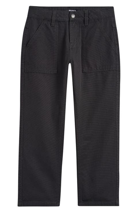 Kids' Hyped Canvas Straight Leg Pants (Big Kid)