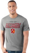 STARTER Men's Starter  Heather Gray Tampa Bay Buccaneers Prime Time T-Shirt