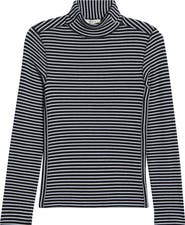 Madewell Stripe Rib Turtleneck Top