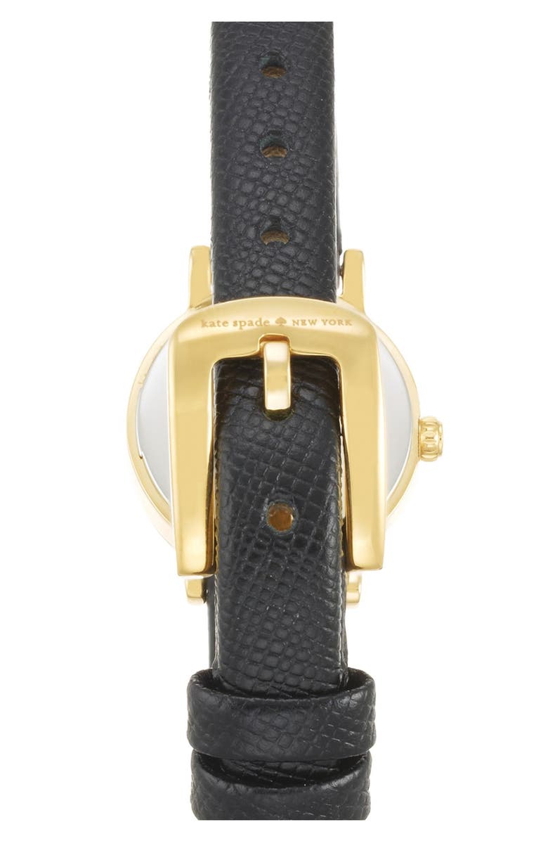 Kate Spade New York 'tiny metro' leather strap watch, 20mm, Alternate, color, 