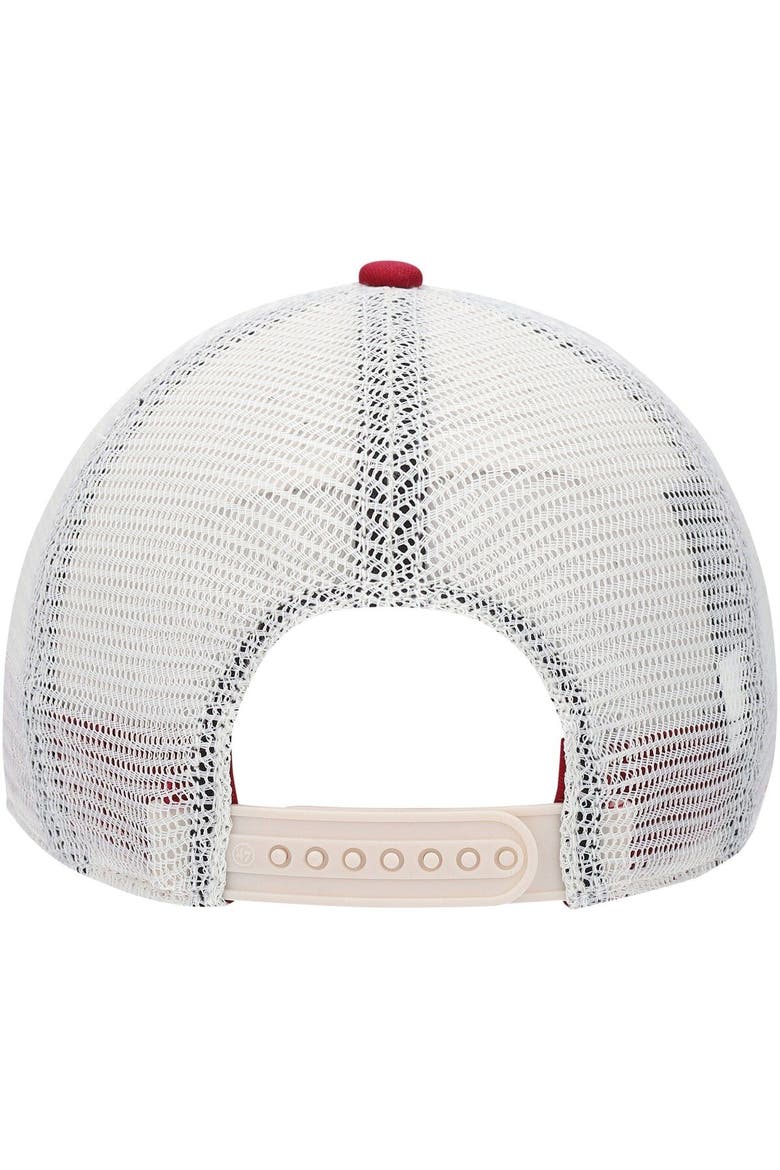 Men's '47 Red Houston Rockets Off Ramp Trucker Snapback Hat, Alternate, color, Red