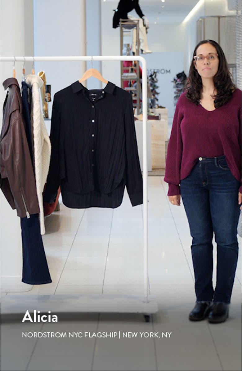 Crinkled Button-Up Shirt, sales video thumbnail