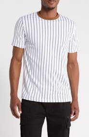 Cactus Man Stripe Crewneck T-Shirt