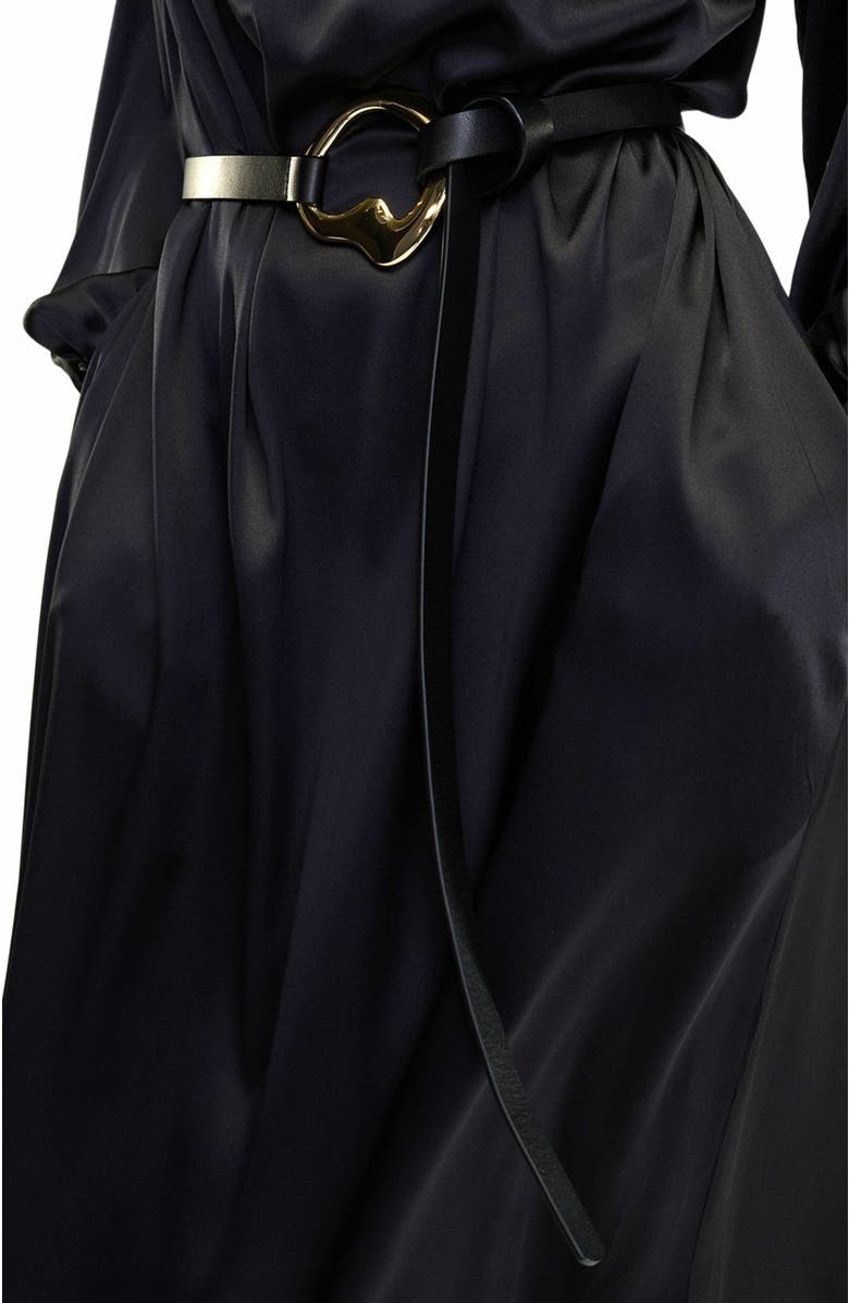 Cynthia Rowley Signature Tie Belt, Alternate, color, Black