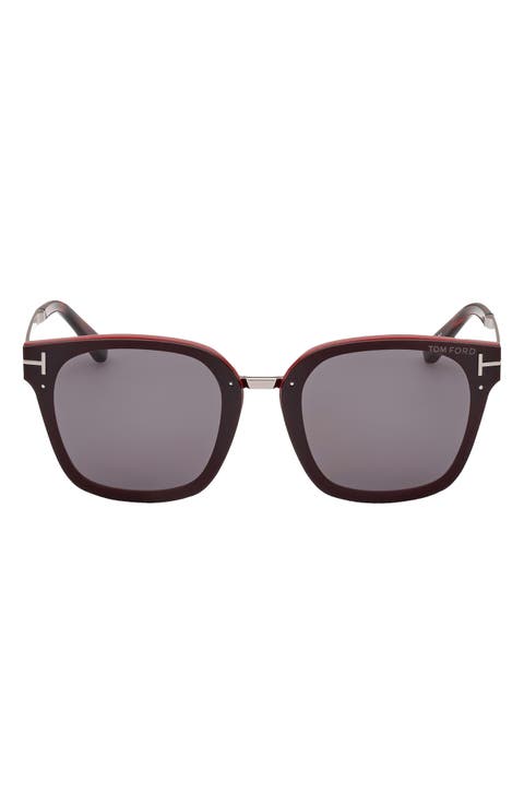 Philippa 68mm Gradient Square Sunglasses