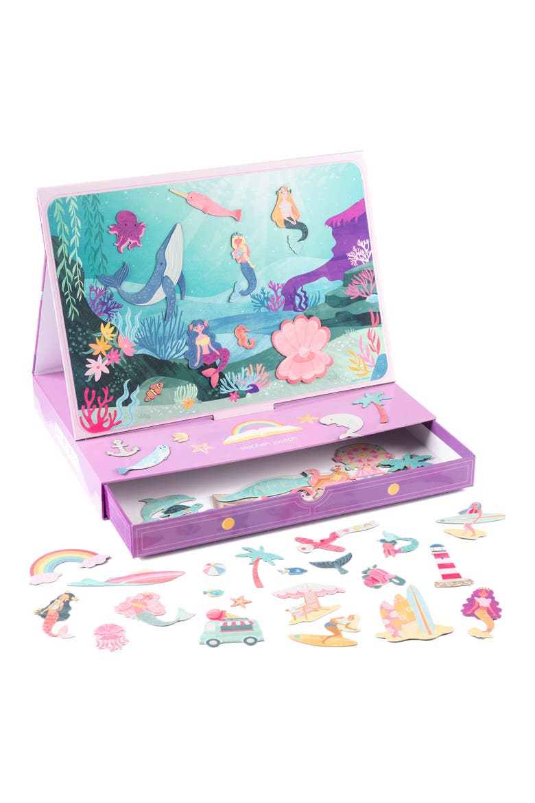 Magnetic Scene Play Kit with Drawer, Alternate, color, PURPLE