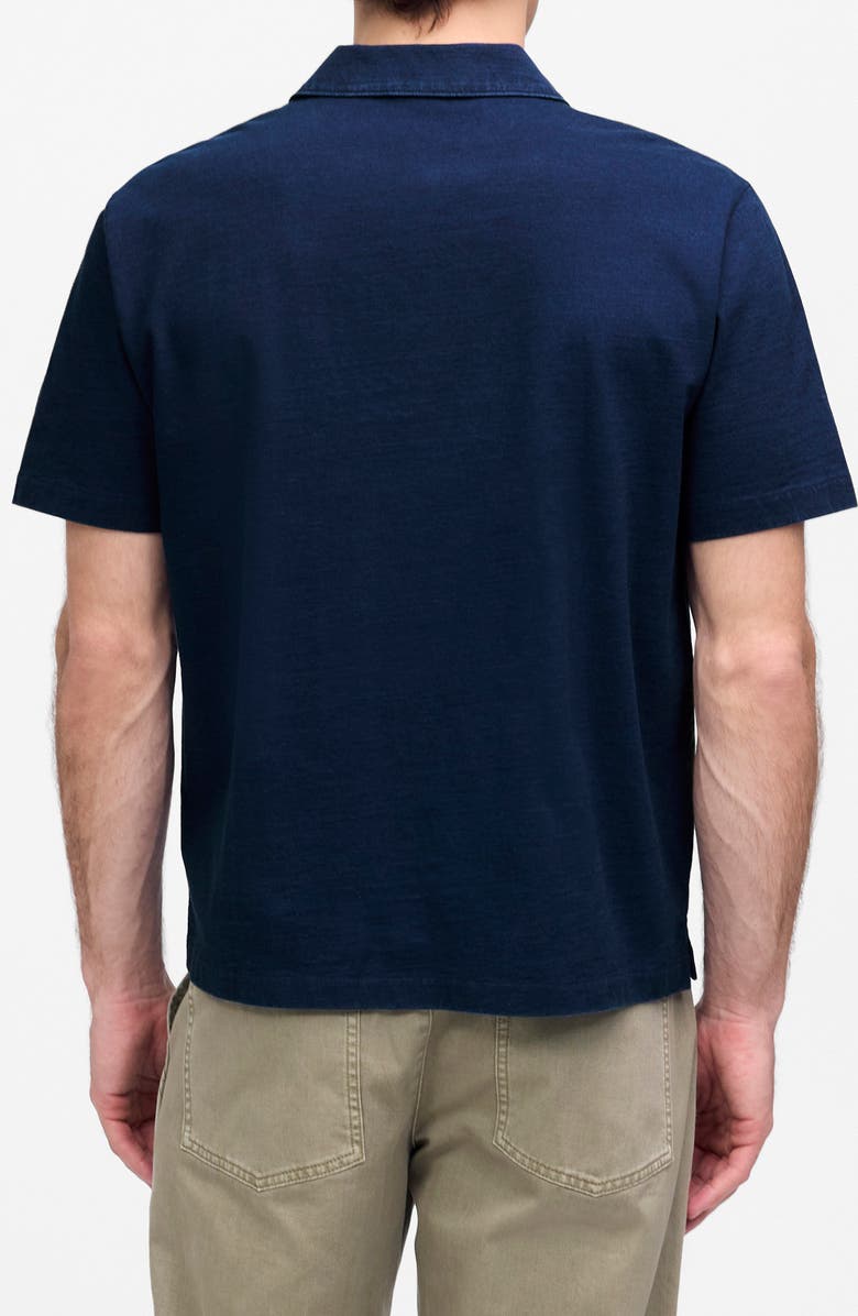 Madewell The Vintage Cotton Polo, Alternate, color, Indigo