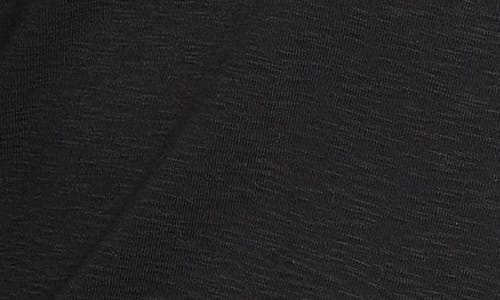 Nzt By Nic+zoe Cotton Blend Henley In Black