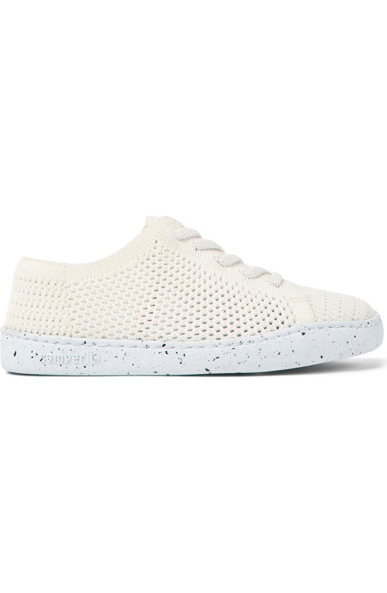 Camper Kids' Peu Knit Sneaker, Alternate, color, White Natural