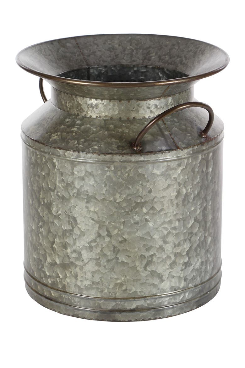 Gray Iron Farmhouse Decorative Jar - Set of 2, Alternate, color, GREY