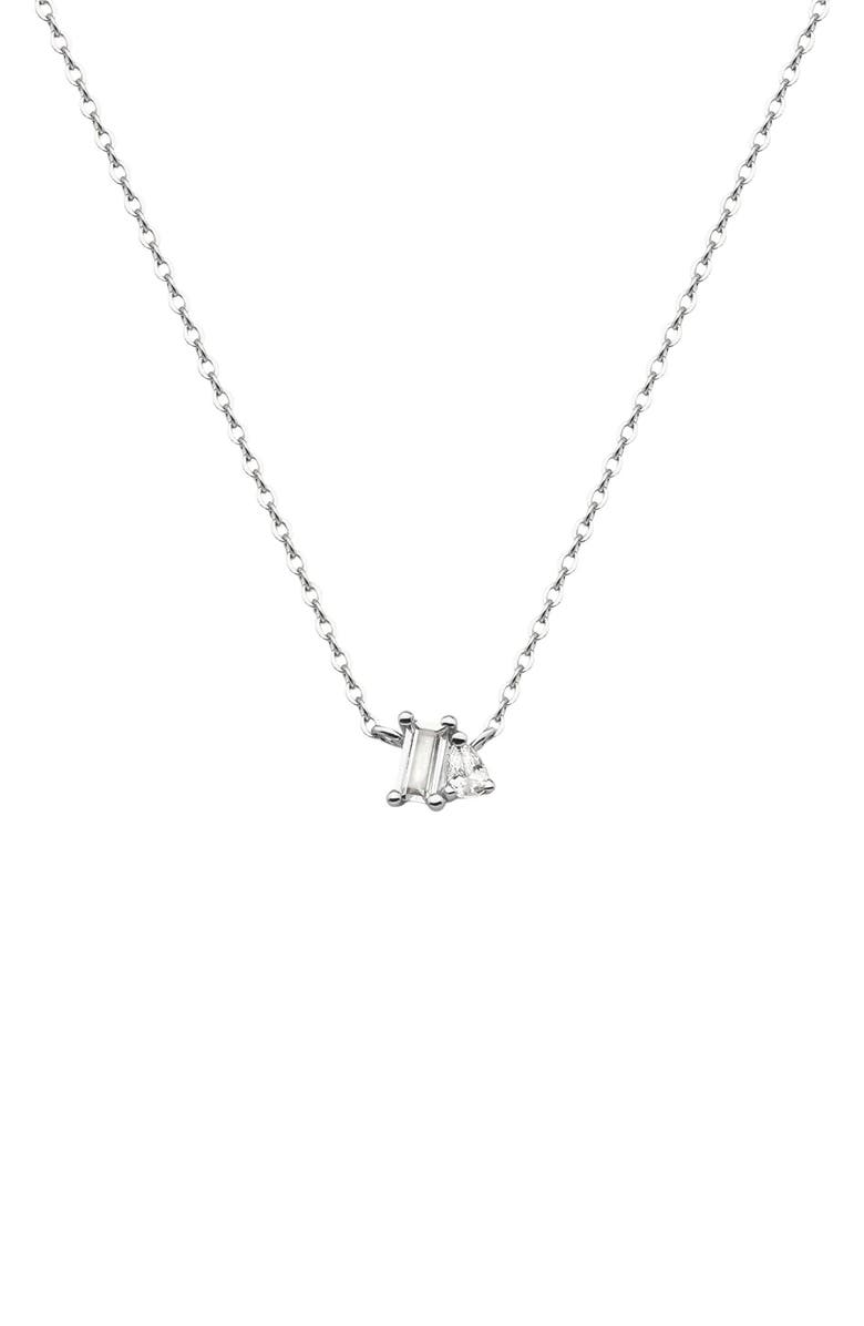 MADE BY MARY Toi et Moi Necklace, Main, color,