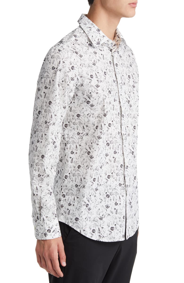 Paul Smith Floral Print Dress Shirt, Alternate, color, 